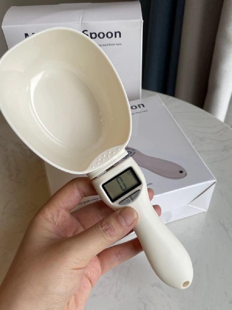 Pet Food Measuring Spoon & Scale