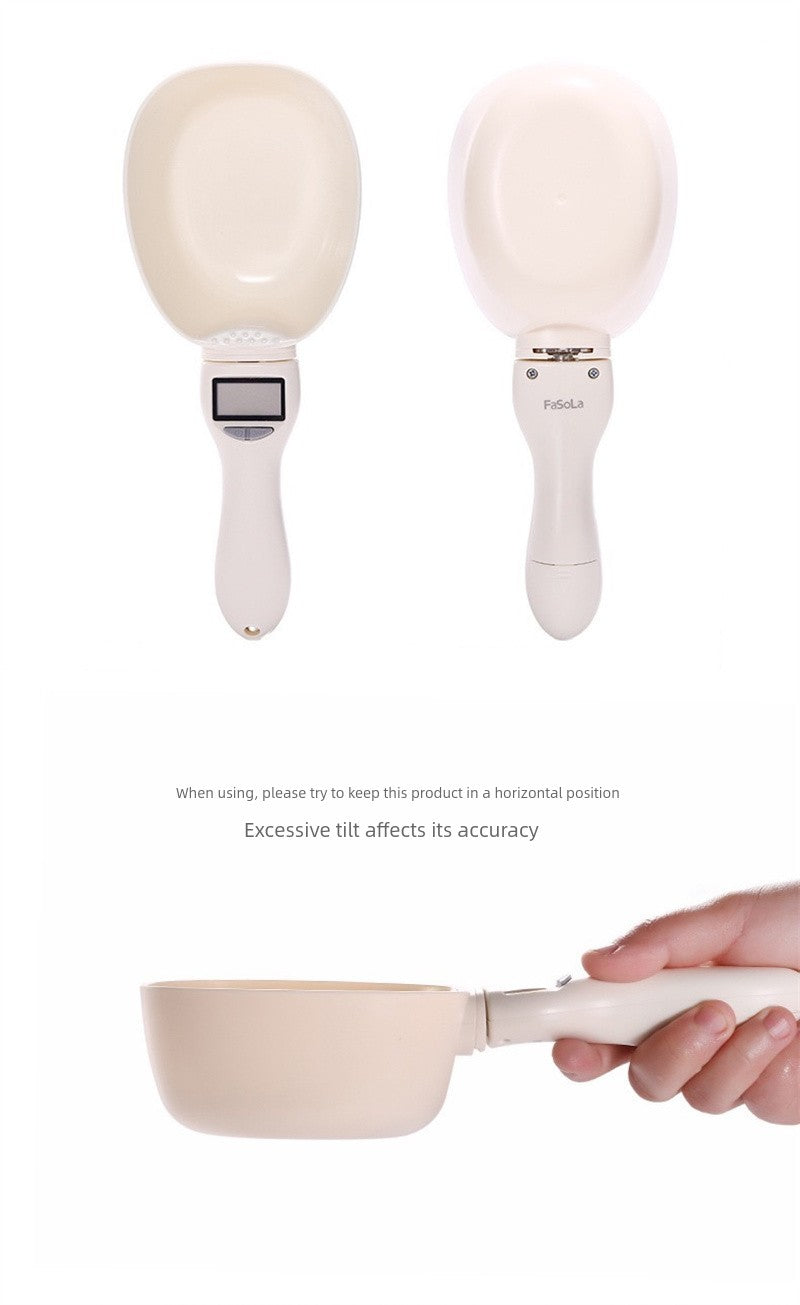 Pet Food Measuring Spoon & Scale